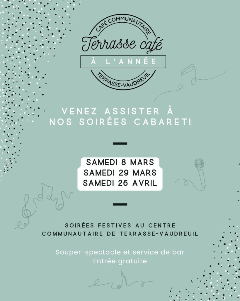 terrasse café soirées cabaret