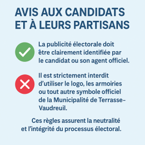 avis publicité électorale