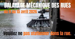 balayage mÉcanique des rues 2026
