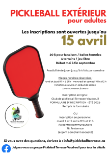 pickleball extÉrieur pour adultes