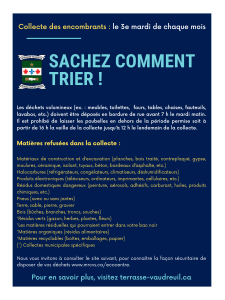 collecte encombrants
