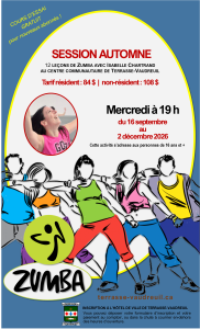 zumba 2026 automne(affiche)